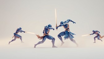 Free Geometric Warriors Clash Image - Warriors, Geometric, Lowpoly ...