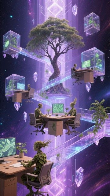 Floating Workspaces Free Floating Eco Workspace Image | Download at StockCake