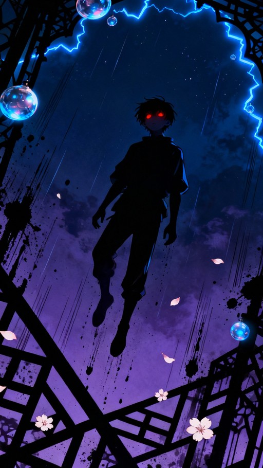 Free Midnight Blue Fall Image - Silhouette, Anime, Indigo | Download at ...