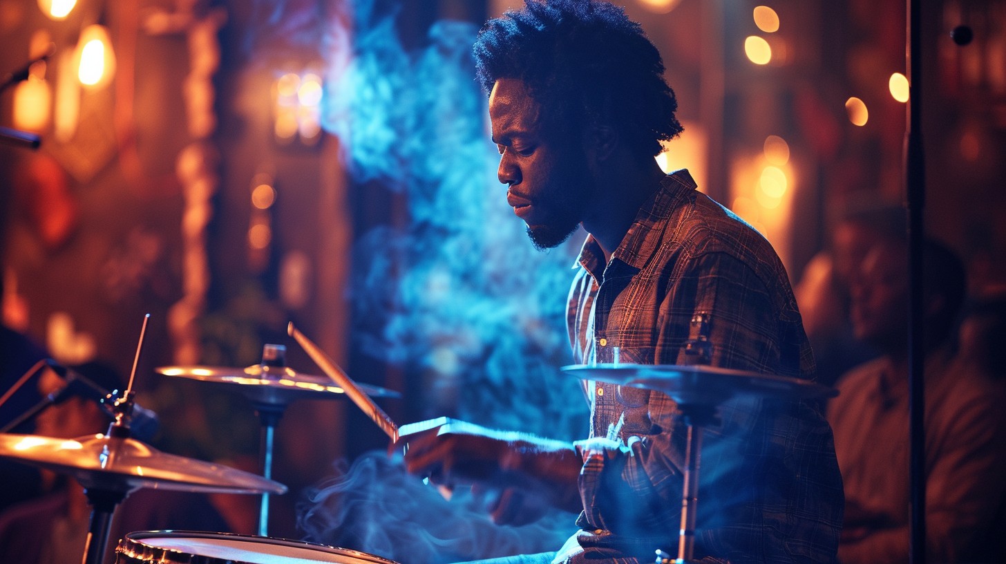 Free Drummer in Action Image - Drummer, Music, Live | Download at StockCake