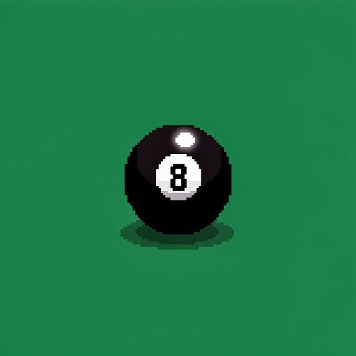 Free Pixel Eight Ball Image - Pixel, Billiard, Pool | Download at StockCake