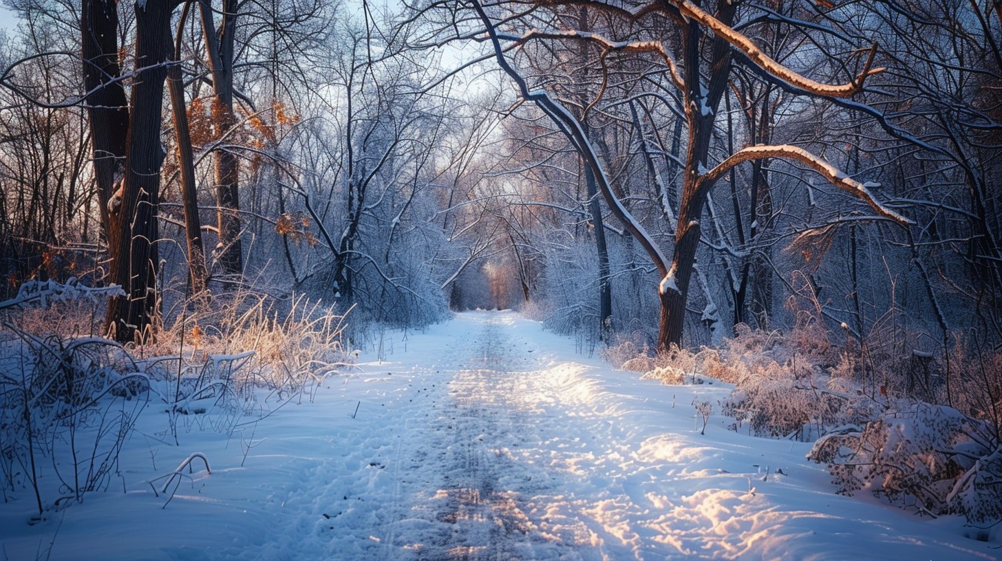 Free Snowy Winter Path Image - Winter, Snow, Path | Download at StockCake