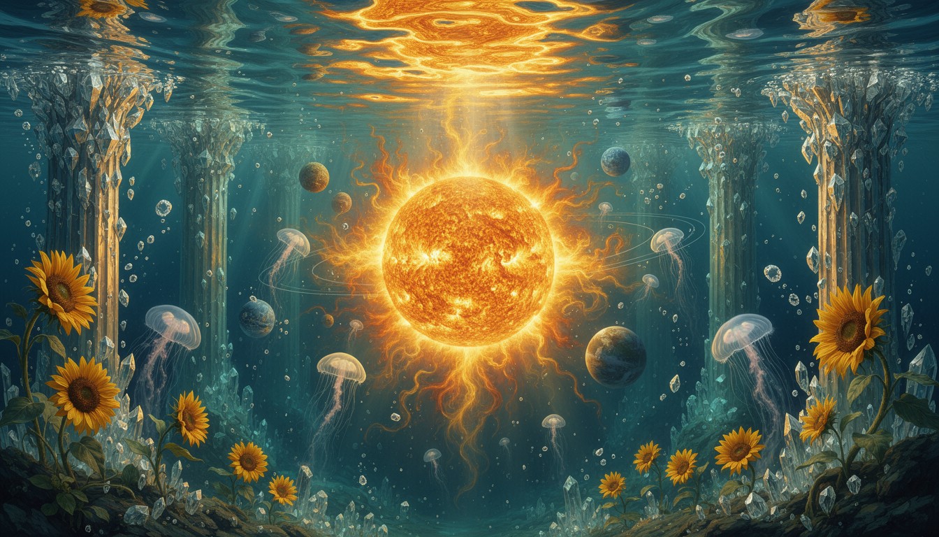 Free Submerged Solar Dream Image - Surreal, Underwater, Sun | Download ...