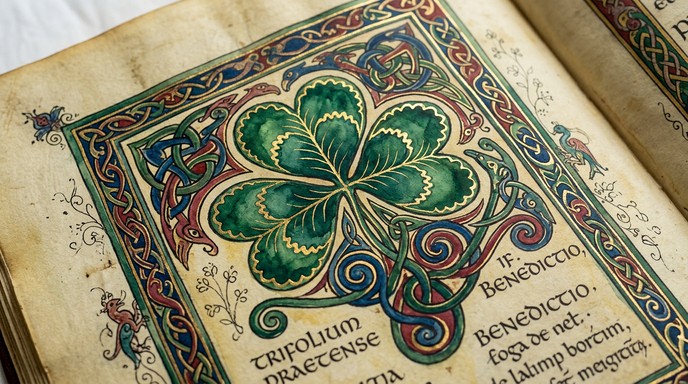 Free Celtic Clover Illumination Image - Clover, Celtic, Shamrock ...