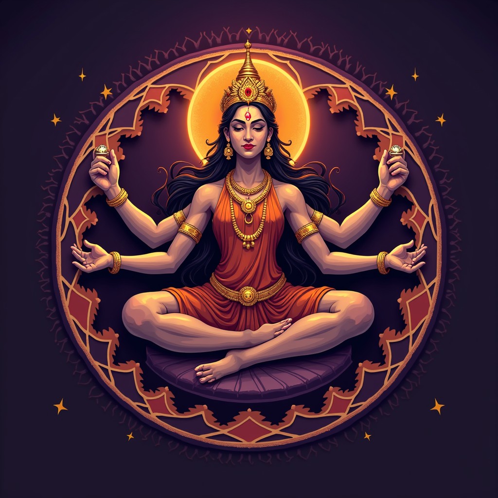 Free Divine Pixel Deity Image - Deity, Hindu, Pixel | Download at StockCake