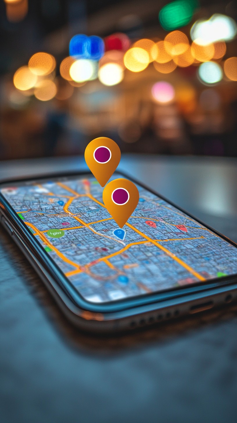 Free Navigating digital map Image - Smartphone, Map, Navigation ...