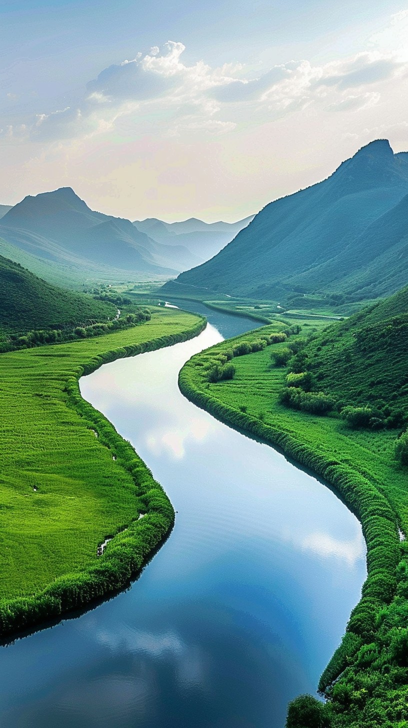Riber Image Free Serpentine River Bend Image - River, Landscape, Valley | Download ...
