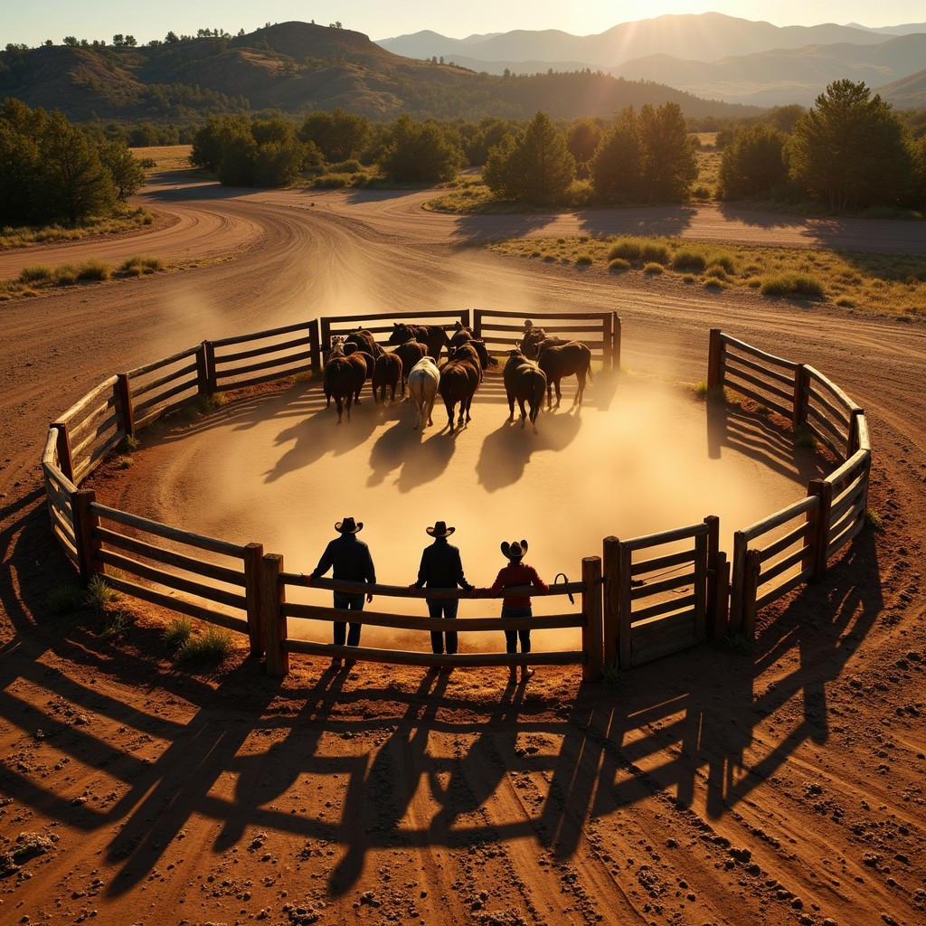 Free Sunset Corral Work Image - Corral, Ranch, Cattle | Download at ...