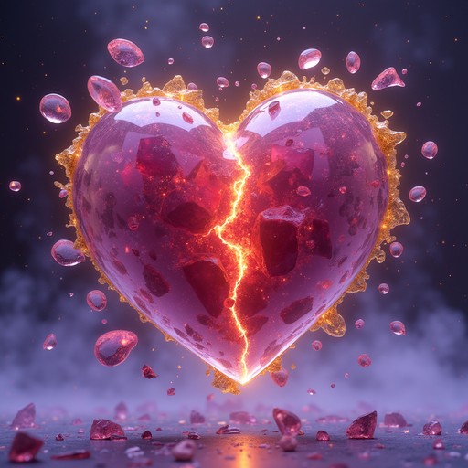Free Shattered Crystal Heart Image - Heart, Crystal, Shattered ...