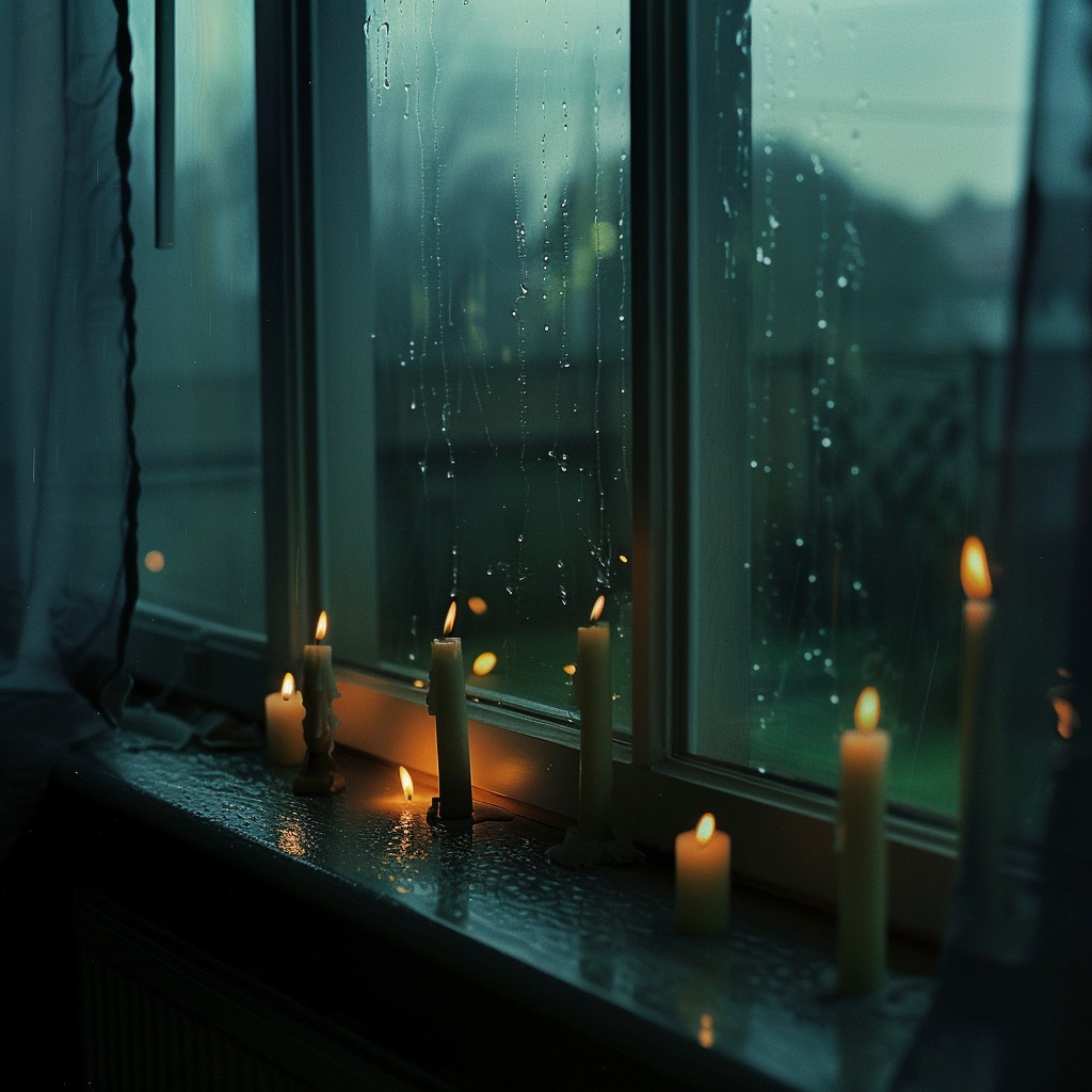 Free Candles by Window Image - Candles, Window, Rain | Download at ...