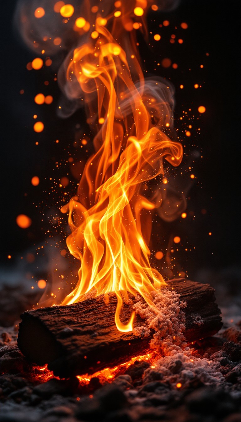 Fire Rises Background Free Dancing Fire Rises Image - Flames, Fire, Embers | Download at ...