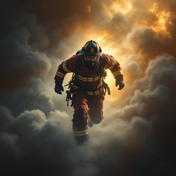 Free Hero Through Fire Image - Firefighter, Hero, Rescue | Download at ...