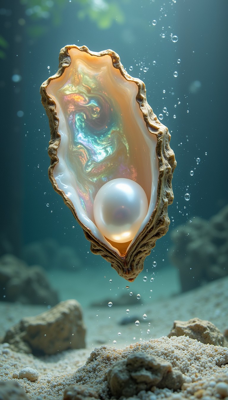 Ocean Perla Free Oceanic Pearl Treasure Image - Pearl, Oyster, Underwater ...