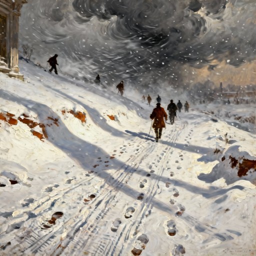 Dramatic Winter Scene Free Winter Storm Travelers Image - Snowstorm, Blizzard, Winter ...