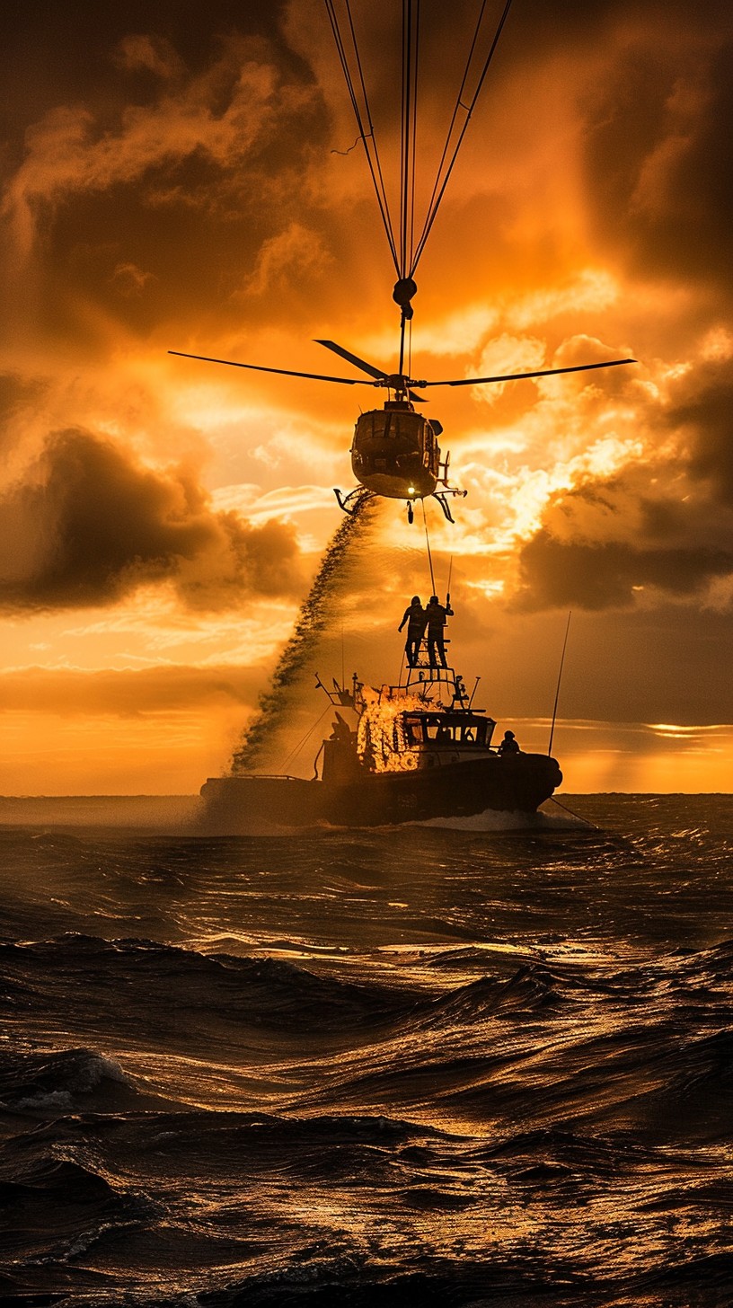 Free Daring Sea Rescue Photo - Helicopter, Sea, Rescue | Download at ...