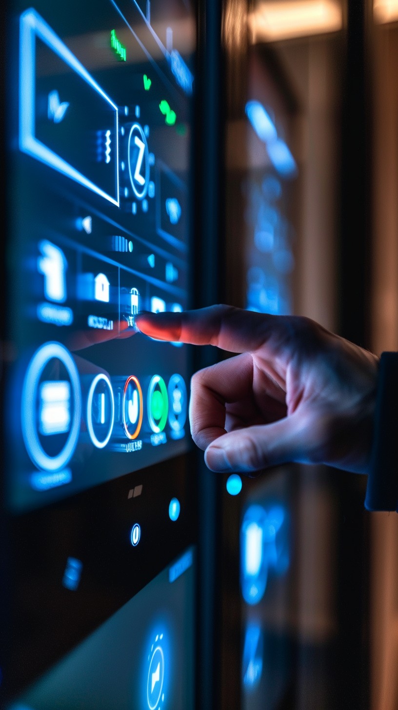 Free Futuristic Interface Interaction Image - Technology, Touchscreen ...