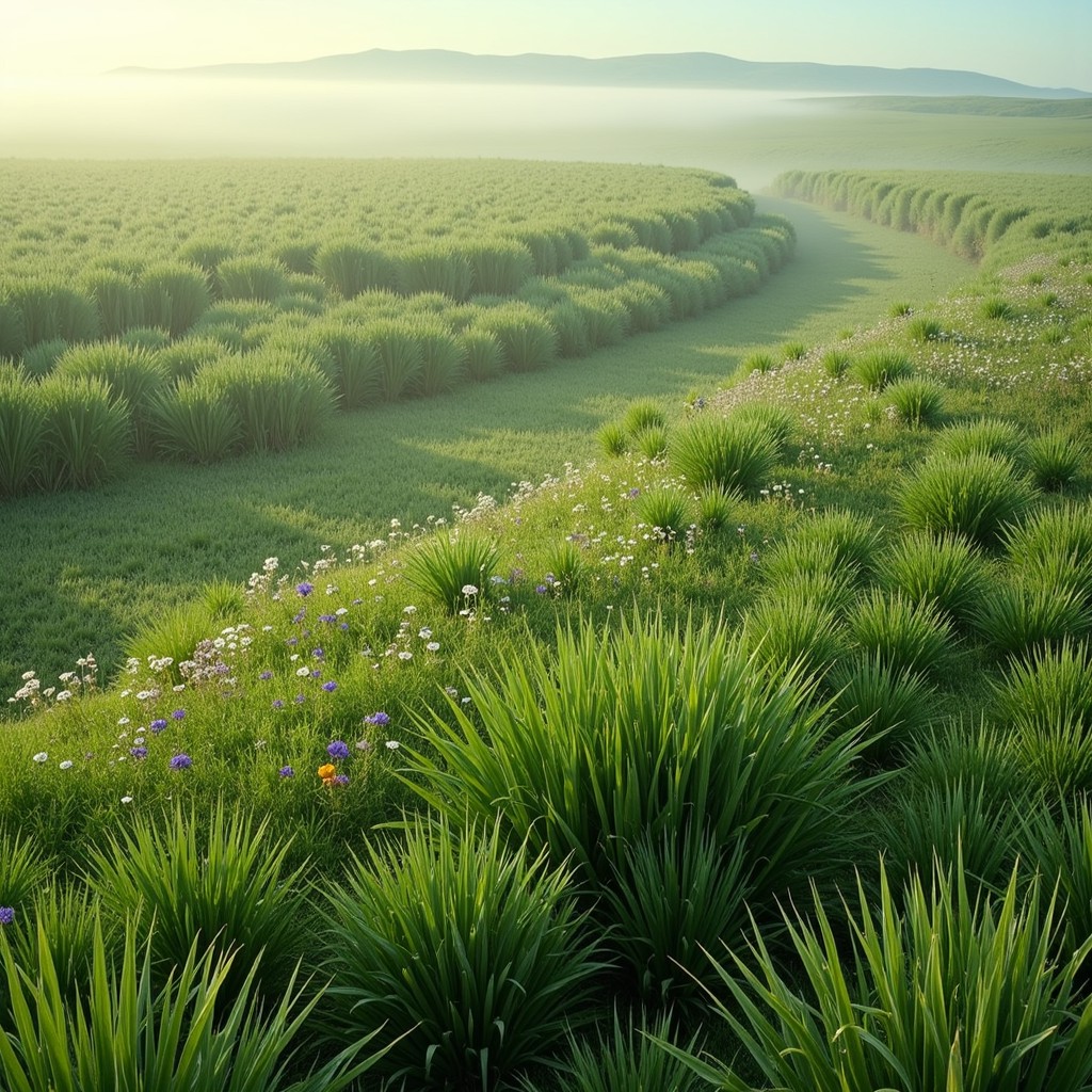 Free Misty Morning Meadow Image - Grassland, Meadow, Misty | Download ...