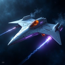 Free Stellar Fighter Soars Image - Spacecraft, Starfighter, Futuristic ...