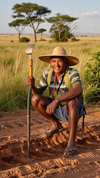 Free Traditional Hunter Alert Image - Hunter, Savanna, Tribal ...