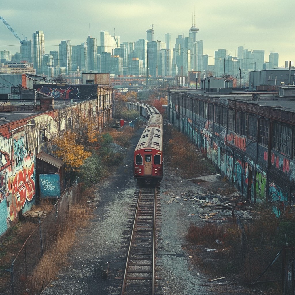 Urban Setting Train Free Urban Train Journey Photo - Train, Cityscape, Industrial ...