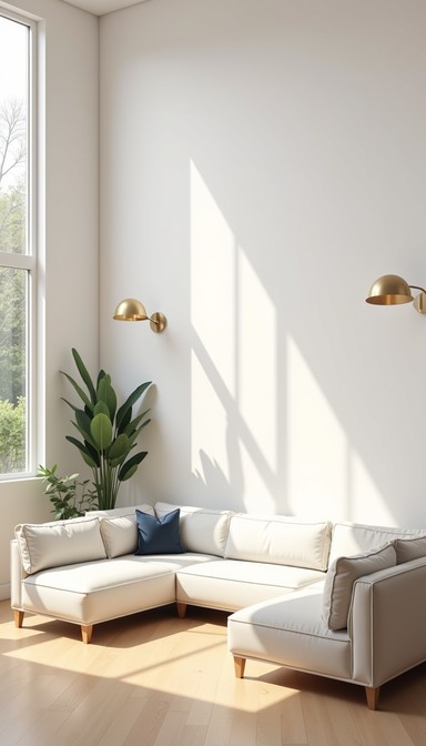 Free Sunlit Corner Sofa Image | Download at StockCake