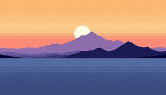 Free Pixel Sunset Serenity Image - Pixel, Sunset, Minimalist | Download ...