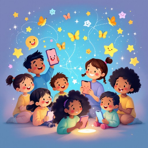 Free Digital Friendship Magic Image - Children, Technology, Friendship ...