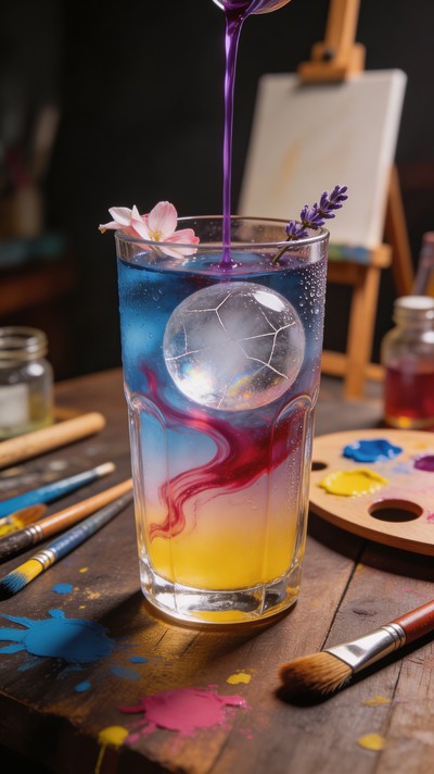 Free Artistic Cocktail Creation Image - Purple, Magenta, Violet ...