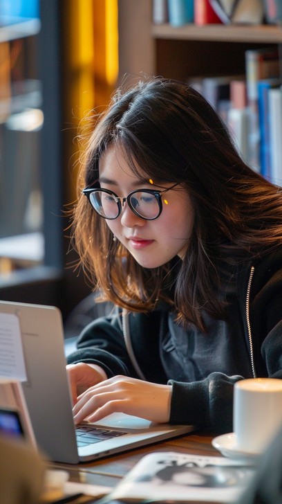 Free Focused Study Session Image - Student, Coffee Shop, Studying ...