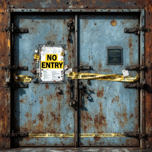 Free No Entry Warning Image - Door, Industrial, Warning | Download at ...