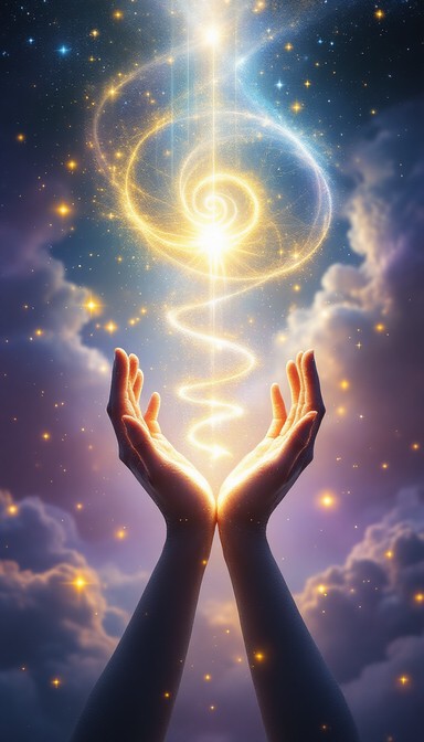 Free Divine Energy Rising Image - Hands, Galaxy, Cosmic | Download at ...