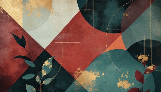 Free Geometric Luxury Abstraction Image - Abstract, Geometric, Burgundy ...
