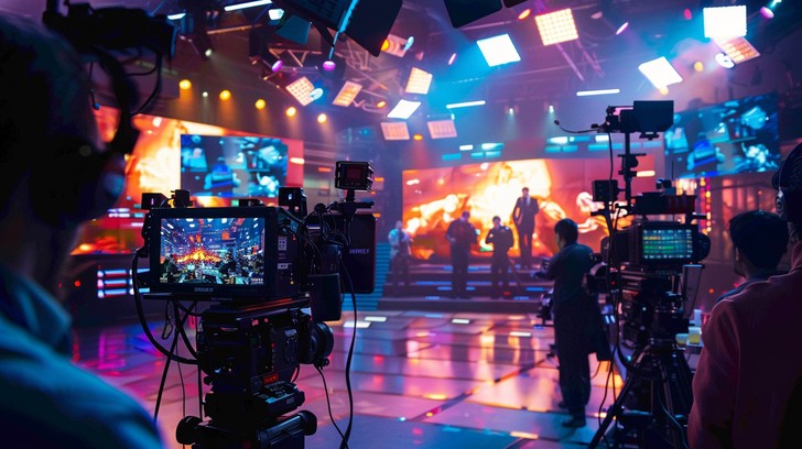 Set Performance Filming Free Studio Production Scene Image | Download at StockCake