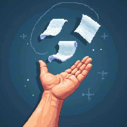 Free Pixelated Paper Spiral Image - Pixelart, Hand, Papers | Download ...