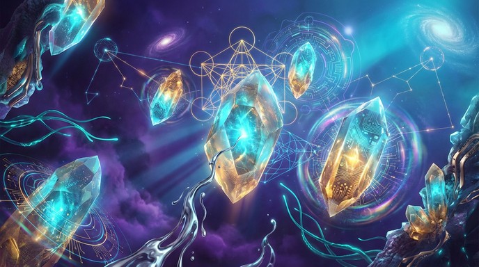 Data Crystal Pattern Free Data Crystal Treasures Image - Fantasy, Surreal, Crystals ...
