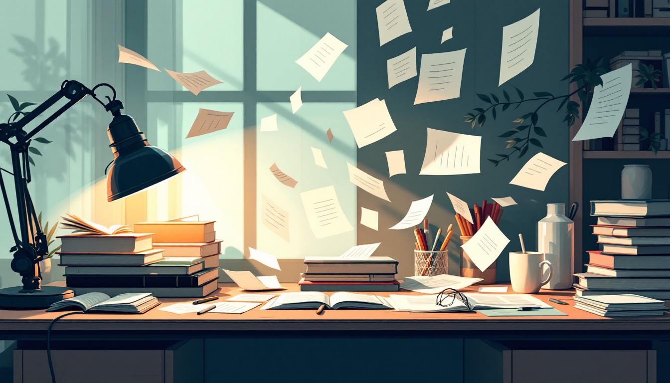 Free Peaceful Study Space Image - Study, Desk, Papers | Download at ...