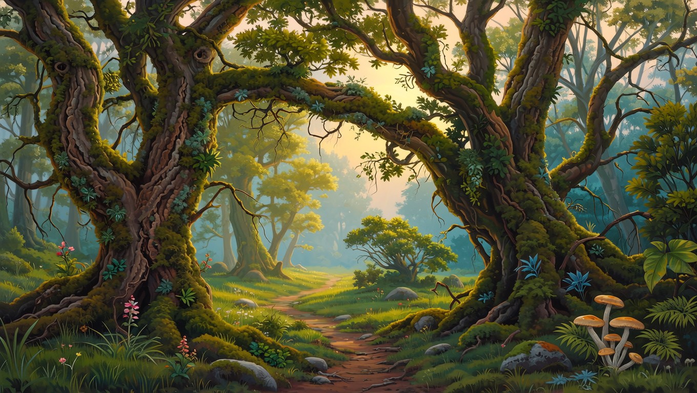 Free Enchanted Forest Path Image - Forest, Enchanted, Woodland ...