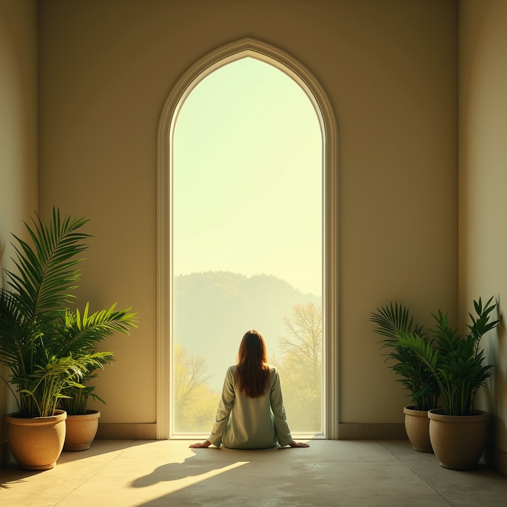 Free Golden Hour Serenity Image - Serenity, Contemplation, Window ...