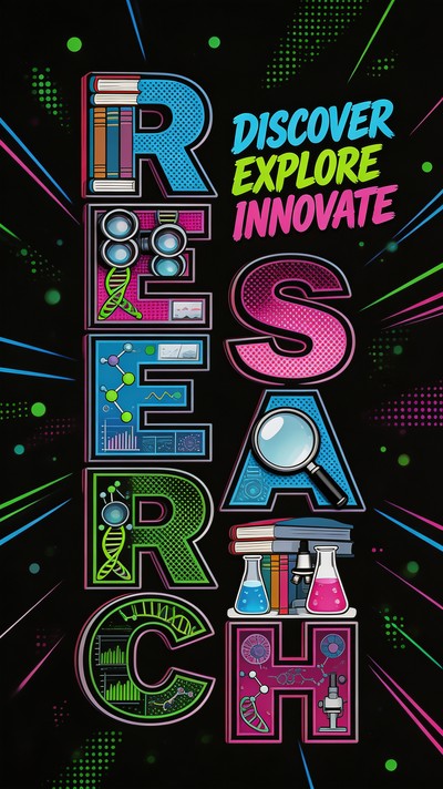 Free Science Typography Art Image - Typography, Research, Science ...