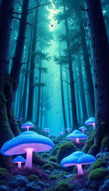 Free Enchanted Pixel Forest Image - Pixelart, Forest, Night | Download ...