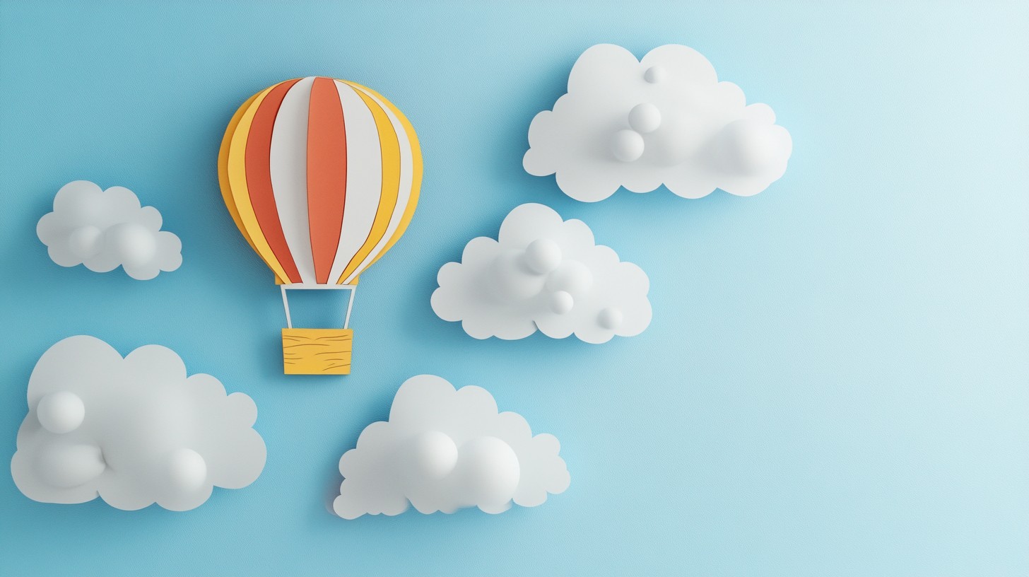 Free Balloon Among Clouds Image - Balloon, Clouds, Sky | Download at ...