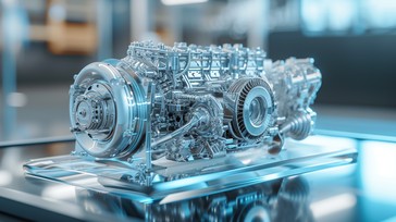 Engine Model Display Free Intricate Engine Model Image - Engine, Automotive, Transparent ...