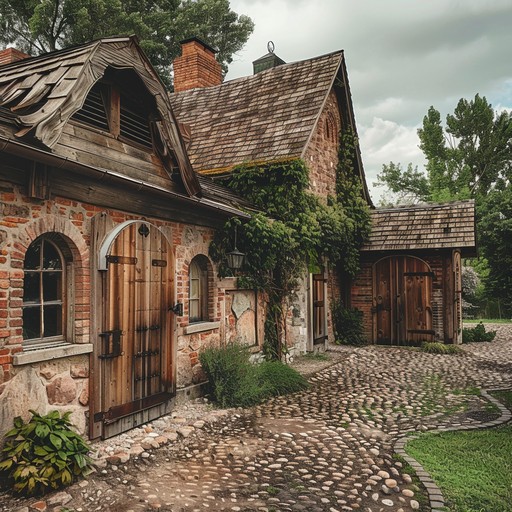 Rustique Cottage Free Enchanting Stone Cottage Image - Cottage, Stone, Red | Download at ...
