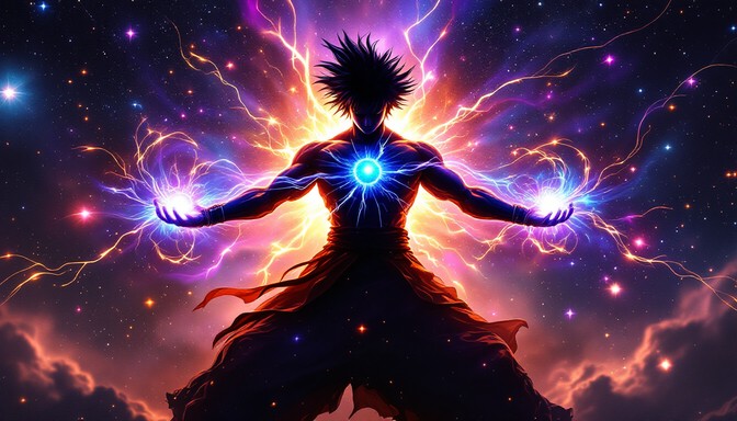 Free Cosmic Hero Unleashed Image - Superhero, Cosmic, Energy | Download ...