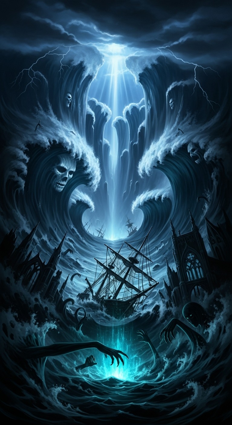 Free Gothic Ocean Terror Image - Gothic, Ocean, Waves | Download at ...