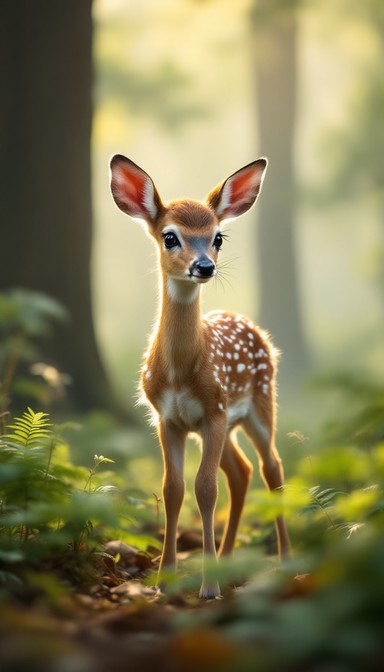 Free Woodland Fawn Portrait Image - Fawn, Deer, Forest | Download at ...