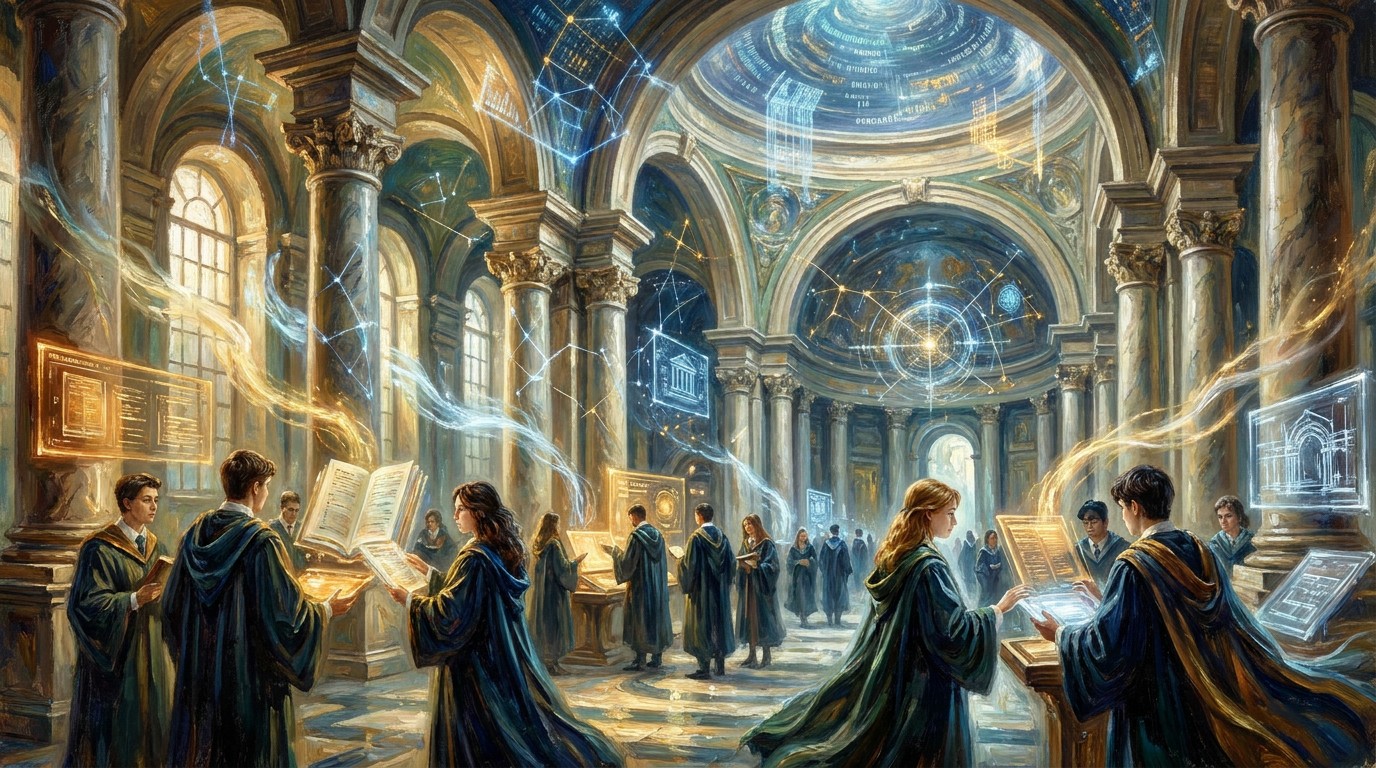 Free Knowledge Beyond Time Image - University, Students, Holographic ...