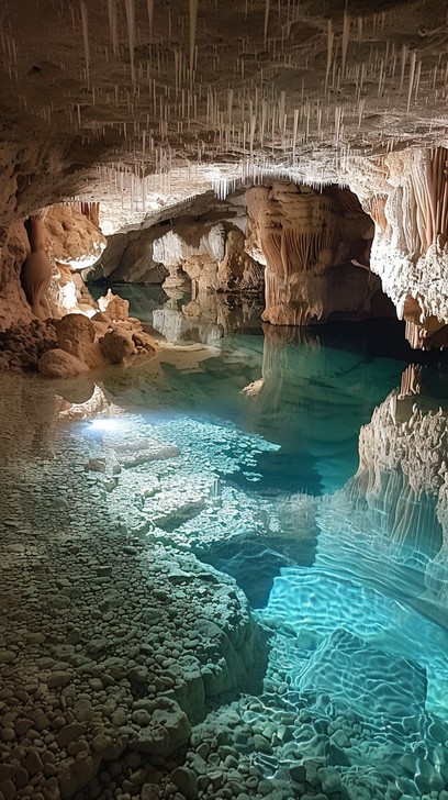 Subterranean Pool Free Enchanting Underground Pool Image | Download at StockCake