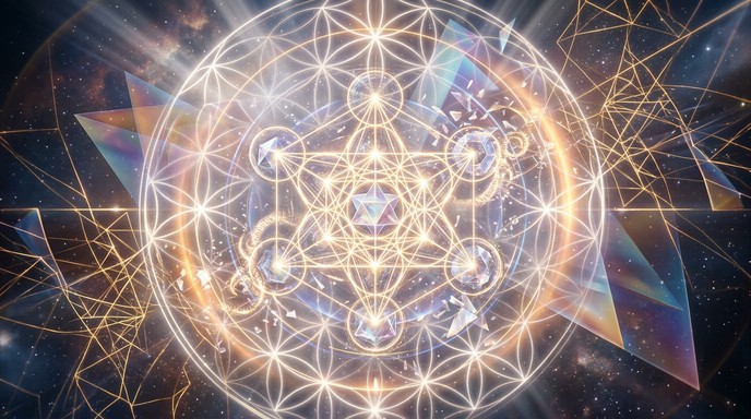 Metatron Pattern Free Sacred Geometry Erupts Image - Metatron, Geometry, Sacred ...