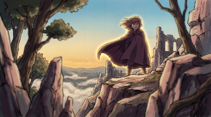 Anime Character That Controls Rocks Free Anime Hero Descends Image - Anime, Manga, Rappelling | Download at ...